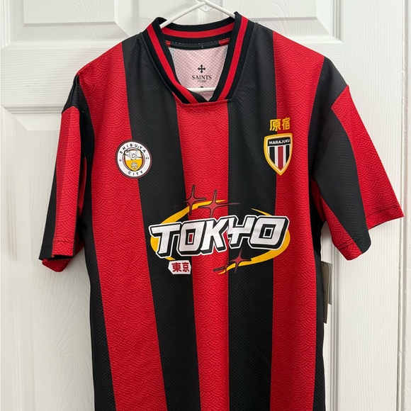Black and Red Men's Jersey - Picture 1 of 8